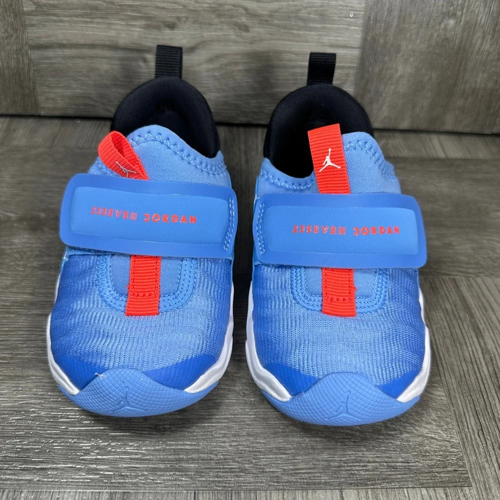 Jordan 23/7 Sneakers Kids 6c Blue Orange Slip On Athletic NEW DQ9294-400